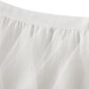 Women's Tulle Mini Skirt Ruffled Mesh Puffy Ballet Tutu Skirts 50s Carnival Party Elastic Waist Short Underskirts (White, One Size) view 3
