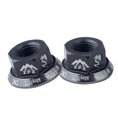 Aymzbd Hubs Nut M10 Folding Fixed Gear Bike Wheel Hubs Axle Screw, Titanium
