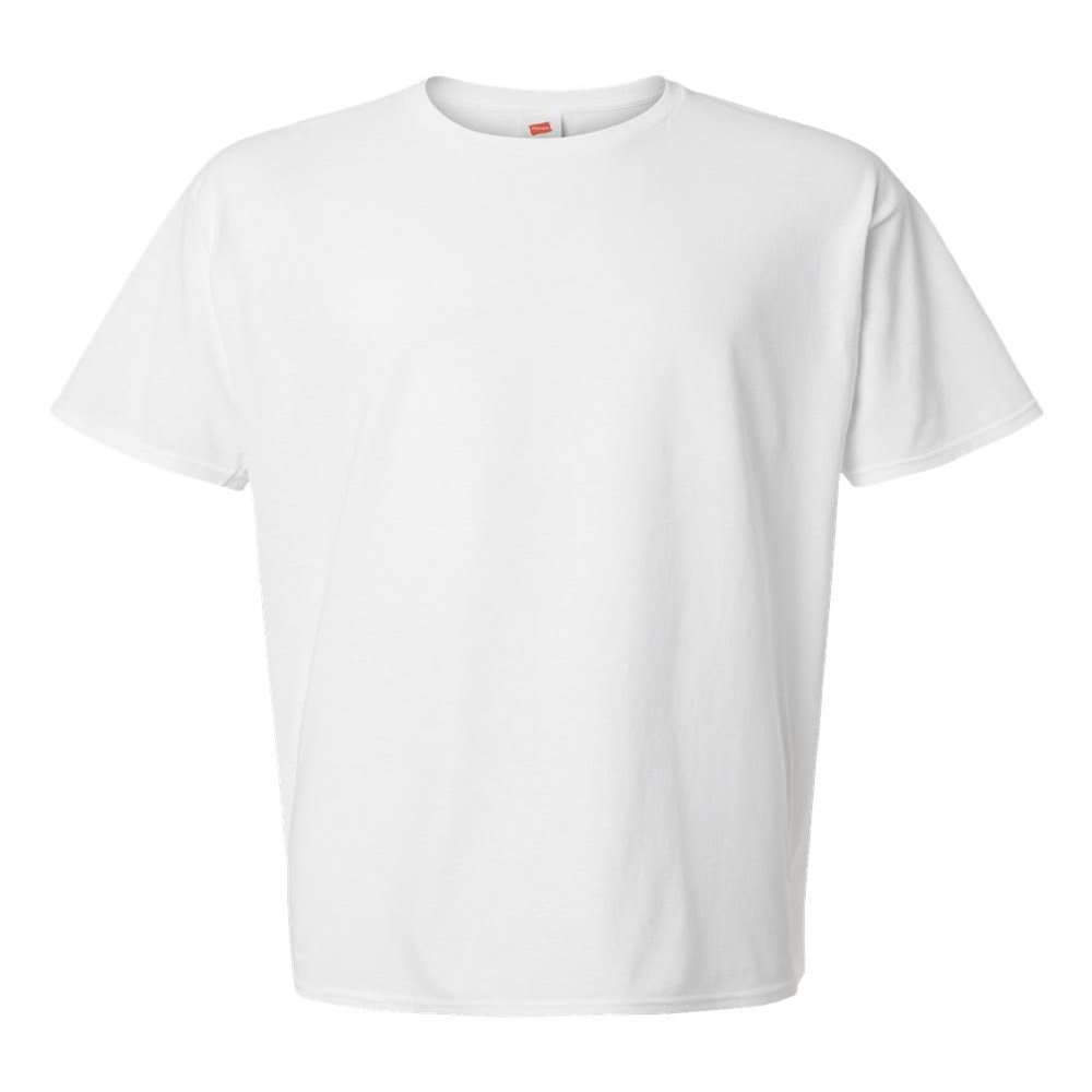 Hanes Mens Essential-T Tall T-Shirt, XLT, White
