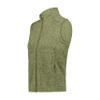 Holloway Women's Alpine Sweater Fleece Vest Olive Heather S view 1