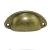 Southst Retro Jewelry Box Cabinet Cupboard Dresser Drawer Pull Handles Kit Brass Shell Antique Drawer Door Handle Furniture Home - (Color: Yellow Bronze) view 2