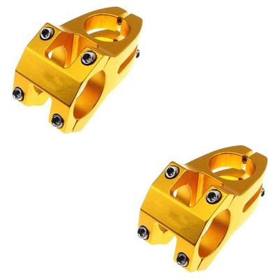 BESPORTBLE 2pcs Comfortable Bike Handlebar Stem Short Handlebar Stem Aluminum Alloy Riser