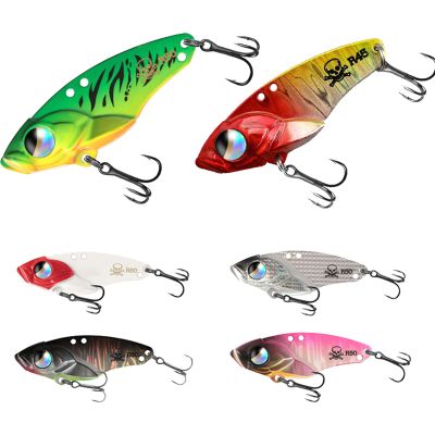 6Pcs Vibrating Blade Bait Fishing Lure, Metal Vibrating Imitation Bait, Bottom Fishing Catfish Lure, Bass Blade Bait, Blade Bait, Fishing Lure