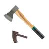 Adler Rheinland Throwing Hatchet - World Axe Throwing League Compliant (1.95lbs, 15.75" Hickory Handle) - German-Made Throwing Axe with Sheath (Green Stripe) view 1
