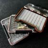 Mavrk Fly Fishing Mini Floating Fly Box, Waterproof Compact Euro Nymph Fly Box with Clear Plastic Lid, Secure Latch Closure, High Density Foam Insert with 103 Fly Slots view 2