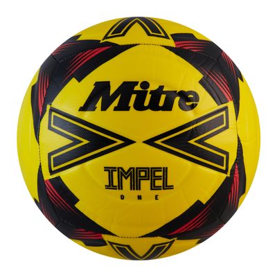 Mitre IMPEL Soccer Ball  Training Soccer Balls for Kids & Youth - Durable 6-Panel Construction - Soft-Touch Foam & Hyperflow Grooves - All-Weather Soccer Practice Equipment for Grass or Astroturf