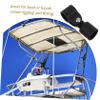 BESPORTBLE Sunshade Sliding Tube Nylon Sliding Cover Fixing Caps Professional Sleeve for Kayak view 4