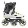 Rollerblade Lightning 110 Unisex Adult Urban Inline Skate, White and Black view 2