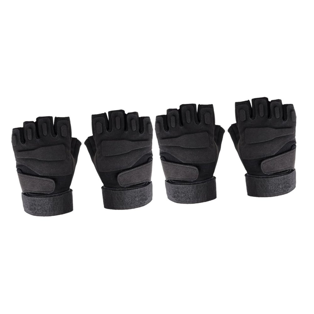 BESPORTBLE 2pcs Half Finger Cycling Gloves Warm Protective Gloves for Outdoor Sports Breathable Shockproof -Sweat for Biking Running Fishing Hiking and More