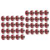 BESPORTBLE 40pcs Sealed Inline Skate and Skateboard Wheel Bearings Red Cover Noise Skateboards Roller Skates and Scooters view 1
