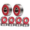 BESPORTBLE 40pcs Sealed Inline Skate and Skateboard Wheel Bearings Red Cover Noise Skateboards Roller Skates and Scooters view 3