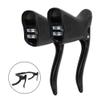 QANYEGN 1 Pair Brake Lever, Aluminum Alloy Brake Handle, Cycling Brake Levers for Road Bike, Motain Bike(Black) view 2