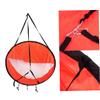 BESPORTBLE Kayak Wind Sail Window Compact Foldable Canoe Sail for Downwind Paddling and Easy to up for Kayaks Canoes and Inflatable Boats Red view 3