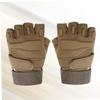 BESPORTBLE Half Finger Cycling Gloves Breathable Shockproof Outdoor Sports Gloves for Men Women Warm - Design for Cycling Running Hiking Fishing Green view 2
