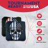 BackYardGamesUSA CornholeGamesUSA Pro Cornhole Bags Sets of 8 Regulation Professional, Tournament Slick n Stick Corn Hole Beans Bags for Cornhole Games view 4