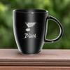 Rico Industries NHL Hockey St. Louis Blues Sunburst Black 18oz Laser Engraved Ceramic Lustre Mug view 4