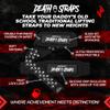 JerkFit Death Straps - Green Weight Lifting Straps for Men Women - Durable Wrist Straps for Weightlifting, Gym Workouts, Deadlifts, Powerlifting- Gym Straps With Ultra Thick Neoprene Padded Wrist Wrap view 2