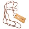 YARNOW 5pcs Portable Weighted for Fitness Training Cowhide Wooden Handle Jump Rope for Exercise view 4