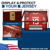 PENNZONI Jersey Frame Display Case - Extra Large Clear Acrylic Sports Jersey Display Frame for Baseball, Football, Hockey & Basketball - Cherry view 4