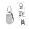 BESPORTBLE Stainless Steel Lifting Pulley Heavy Duty Single Pulley Block with Rotation for Smooth Rope Handling Lifting and High-Altitude Operations view 2