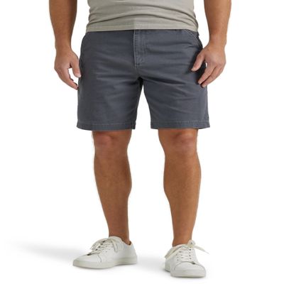 Wrangler Authentics Men's Flat Front Short, Pewter, 40W x 7L