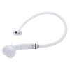 Ambassador Marine Deck-Mount Sprayer- Small Arctic White Sprayer (No Eyelet for Hanging), 6' White Rubber Hose, Low Profile Holder - 134-0049-AW-W view 2