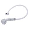 Ambassador Marine Deck-Mount Sprayer- Small Chrome Sprayer (No Eyelet for Hanging), 10' White Rubber Hose, Low Profile Holder - 134-0051-CW-W view 2