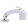 Ambassador Marine Deck-Mount Sprayer- Small Arctic White Sprayer (No Eyelet for Hanging) w/Elbow, 6' White Rubber Hose, Low Profile Holder - 134-0020-AW-W view 1