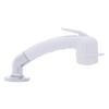 Ambassador Marine Deck-Mount Sprayer- Small Arctic White Sprayer w/Elbow, 10' White Rubber Hose, Low Profile Holder - 134-0033-AW-W view 3