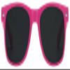 OWL 3 Pairs Kids Clear Lens Glasses Girls Boys Glow In The Dark Blue and White, Polarized Pink Smoke view 4