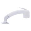 Ambassador Marine Deck-Mount Sprayer- Small Arctic White Sprayer (No Eyelet for Hanging) w/Elbow, 10' White Rubber Hose, Low Profile Holder - 134-0048-AW-W view 3