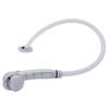 Ambassador Marine Deck-Mount Sprayer- Small Chrome Sprayer, 6' White Rubber Hose, Low Profile Holder - 134-0011-CW-W view 2