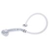Ambassador Marine Deck-Mount Sprayer- Small Chrome Sprayer (No Eyelet for Hanging) w/Elbow, 6' White Rubber Hose, Low Profile Holder - 134-0020-CW-W view 2