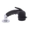Ambassador Marine Deck-Mount Sprayer- Small Black Sprayer w/Elbow, 6' Stainless Steel Hose, Low Profile Holder - 134-0031-KP-W view 1