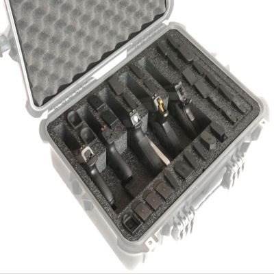 Case Club Foam Only to Fit Apache 4800 (Harbor Freight) - 5 Pistol & Accessory Foam Set