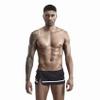 Wayonge Mens Skirt Boxers Mens Cotton Boxer Skirt ARROW Shorts for Men (X-Large,Black) view 2