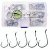 Living Lures Fishing Hooks, Circle Hooks, 150PCS 2X Strong Rust & Corrosion Resistant High Carbon Steel, Saltwater Fishing, Catfishing, Catfish Hooks, Fish Hooks, Sizes 1, 1/0, 2/0, 3/0, 4/0 view 1