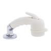 Ambassador Marine Deck-Mount Sprayer- Small Warm White Sprayer w/Elbow, 6' Stainless Steel Hose, Low Profile Holder - 134-0031-WH-W