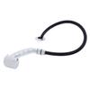 Ambassador Marine Deck-Mount Sprayer- Small Chrome Sprayer (No Eyelet for Hanging) w/Elbow, 6' Black Rubber Hose, Low Profile Holder - 134-0020-CP-W view 2