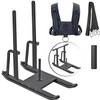Weight Sled for Training Outdoor/Indoor, Workout Sled Push Pull Weighted Sled Football Speed Fitness Exercise Gym Equipment. Muscle Strength & Explosive Power.Adjust Height Suit for 1&2 Weight Plate view 1