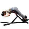 Hyper Back Extension Roman Chair, Multi-Functional Workout Machines with Soft Cushion & Foam Rollers, Fitness Roman Chair, Built to Last
