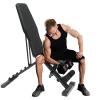 LSKSSNG Adjustable & Foldable Weight Bench Press, Decline Bench for Dumbbell Exercise, 600LBS Strength Training Benches for Full Body Workout, Multi-Purpose Incline Decline Workout Bench for Home Gym view 1