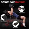 LSKSSNG Adjustable & Foldable Weight Bench Press, Decline Bench for Dumbbell Exercise, 600LBS Strength Training Benches for Full Body Workout, Multi-Purpose Incline Decline Workout Bench for Home Gym view 3