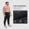 Lemorecn Wetsuit Pants Men 2mm Neoprene Swim Pants for Swimming Canoeing Snorkeling Scuba Kayaking Diving(1112black-L) view 3