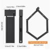 Bicycle Lock, Metal Anti Theft Bike Lock, Key Chain Lock, Soft and Long-Lasting, Convenient to Carry, Cycling Locks, Folding Bike Lock for Electric Bike, Electric Scooter view 2