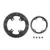 DJC Stone 110bcd Round Double Chainring for Shimano 105 R7100 UT R8100 DA R9200 Road Bike 56-42T 55-40T 54-40T 53-39T 52-36T 50-34T 48-33T 46-32T, Decor Bolts for R7100 view 4