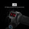 Electric Bike Throttle Grip, 1 Pair Waterproof LED Display Handlebar Grip with Keys Accessory for EBike Escooter 12V / 24V / 36V / 48V / 60V / 72V view 2