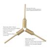 Haitengwen Brass Integrated Ball Pump Needle, Air Pump Needle, Inflation Needles Nozzle - for Basketball, Football, Volleyball, and More Efficient, Portable, Durable view 3