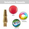 Haitengwen Brass Integrated Ball Pump Needle, Air Pump Needle, Inflation Needles Nozzle - for Basketball, Football, Volleyball, and More Efficient, Portable, Durable view 4