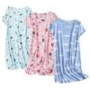 PNAEONG Women's Cotton stocking stuffers for adults Sleepwear Short Sleeves Stocking Stuffers For WomenSleepdress SY003-Cat+Star+Moon-S view 1